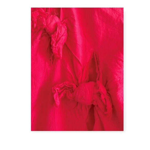 COMME des GARCONS Cut Off Knot Design Long Sleeve Shirt, Size S - Picture 10 of 14